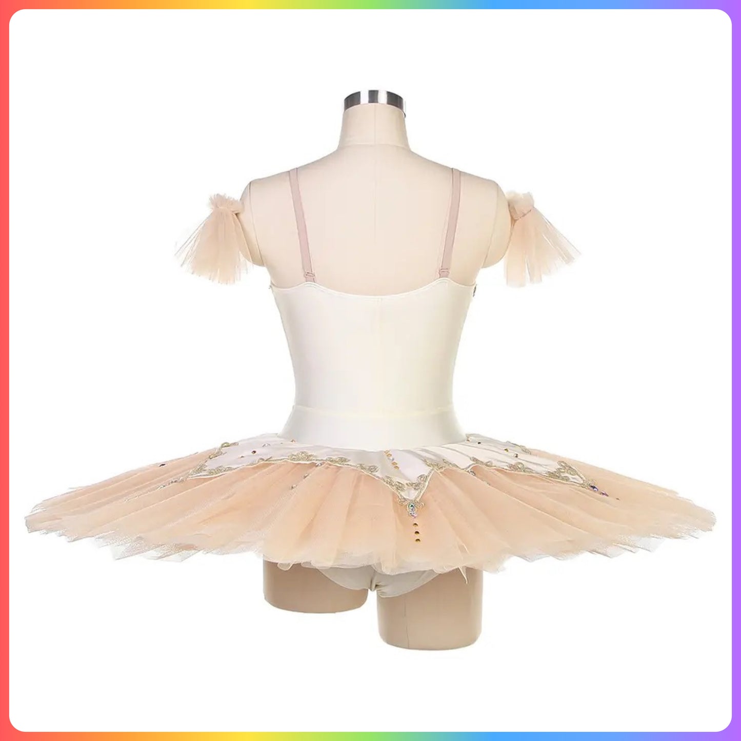 Floral Bodice Professional Ballet Pancake Tutu (Child & Adult Sizes)