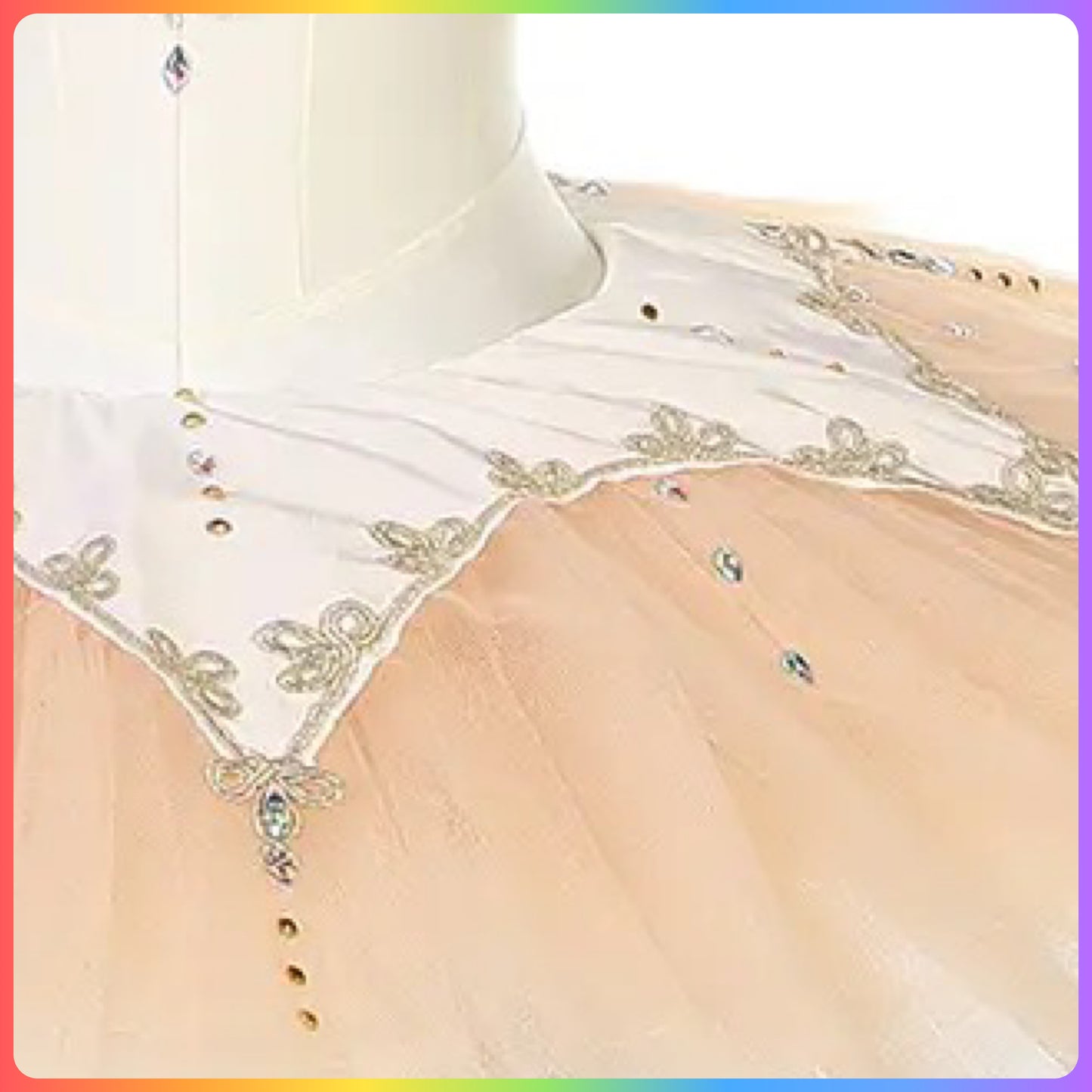 Floral Bodice Professional Ballet Pancake Tutu (Child & Adult Sizes)