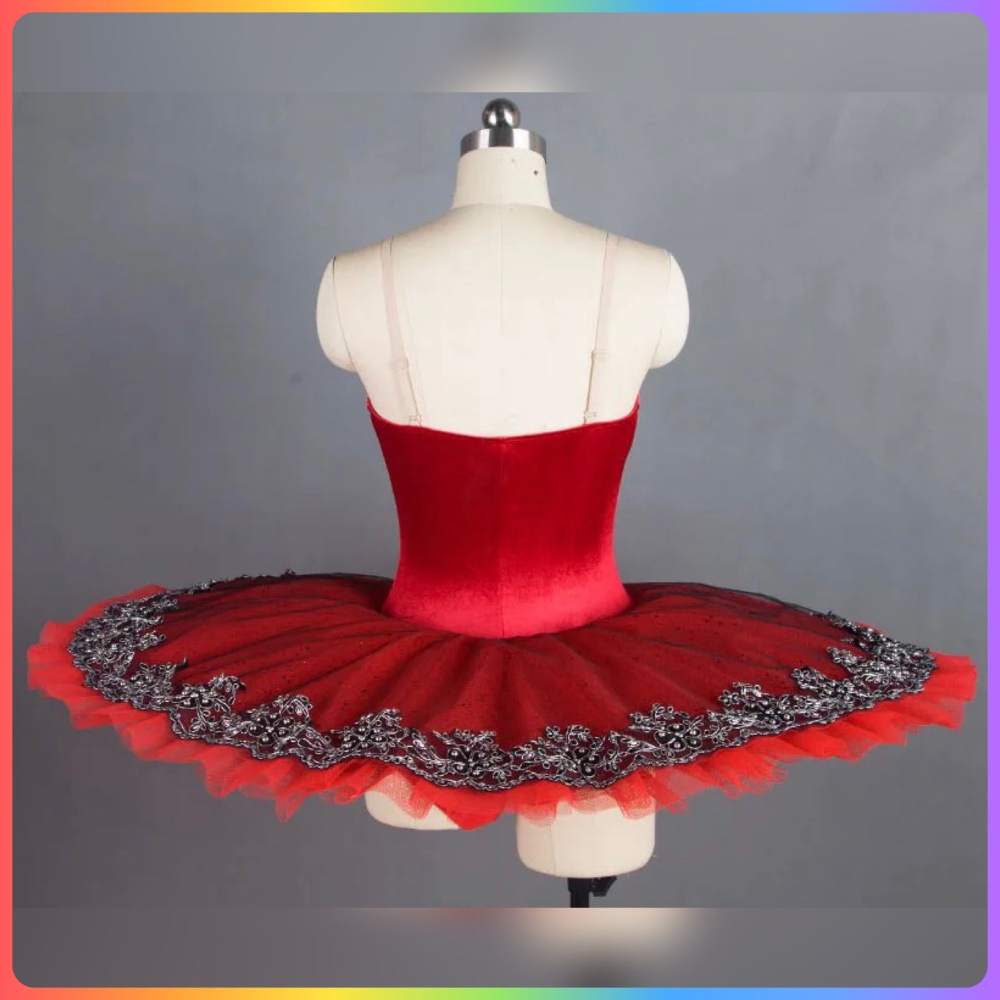 Classical Silver Pre-Professional Ballet Pancake Tutu