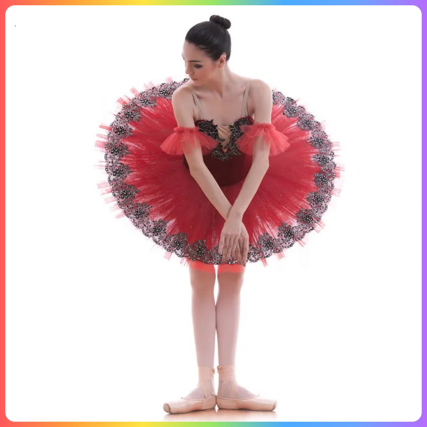 Classical Silver Pre-Professional Ballet Pancake Tutu
