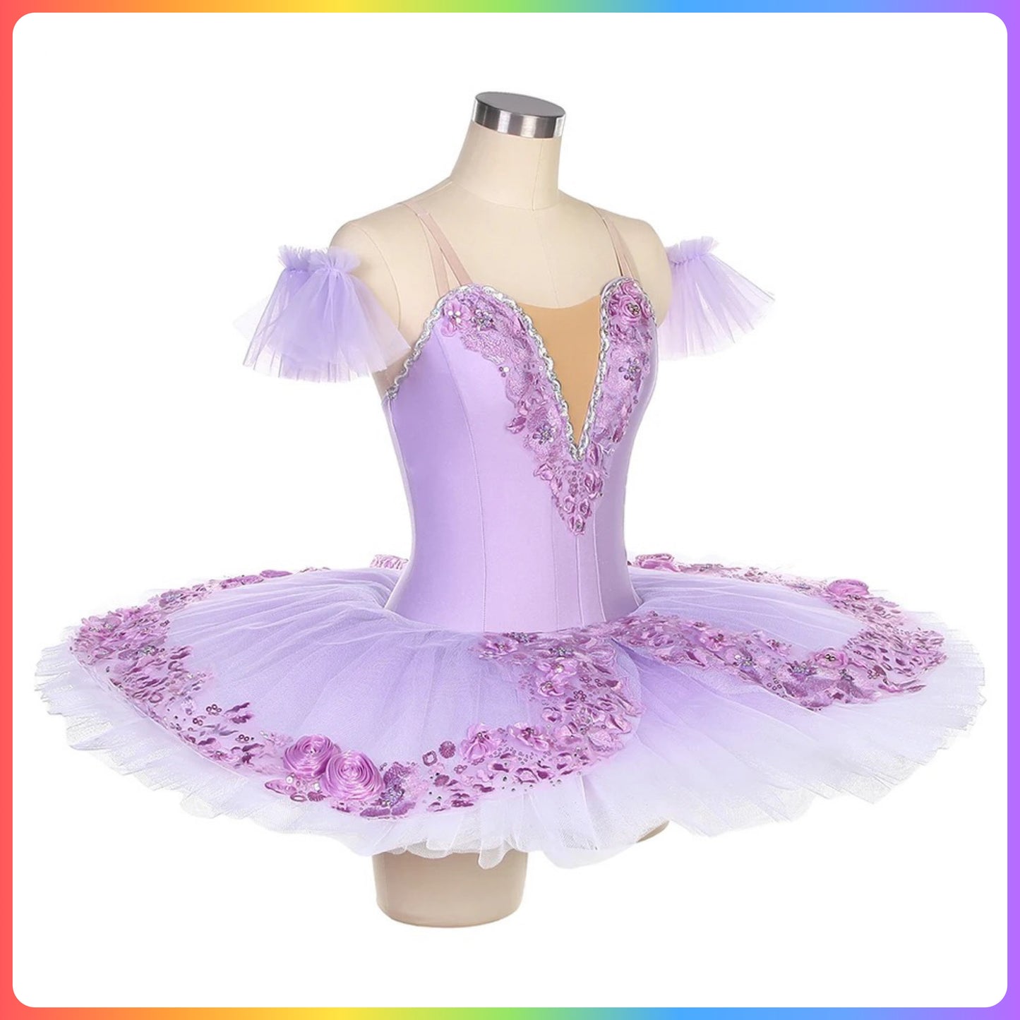 Ombre Purple Professional Ballet Pancake Tutu