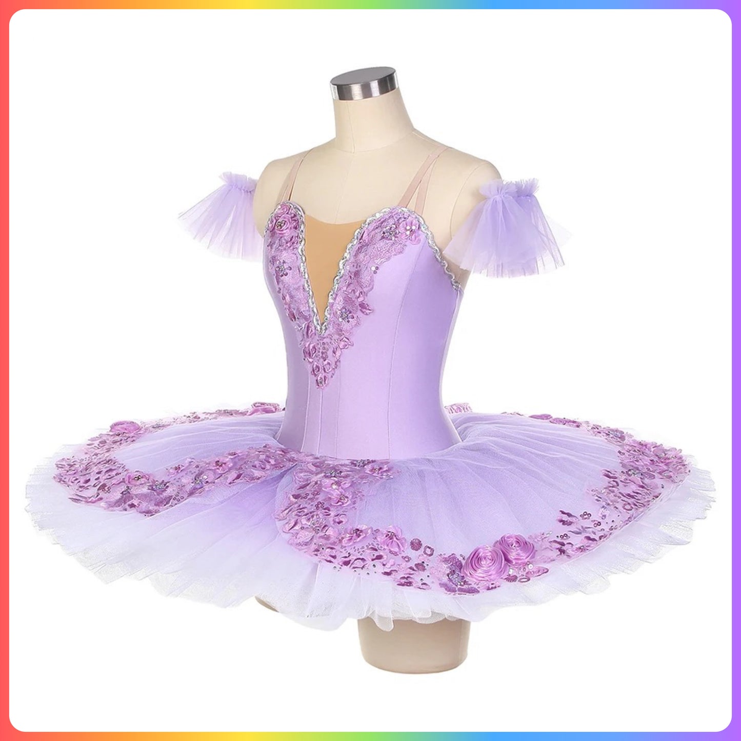 Ombre Purple Professional Ballet Pancake Tutu