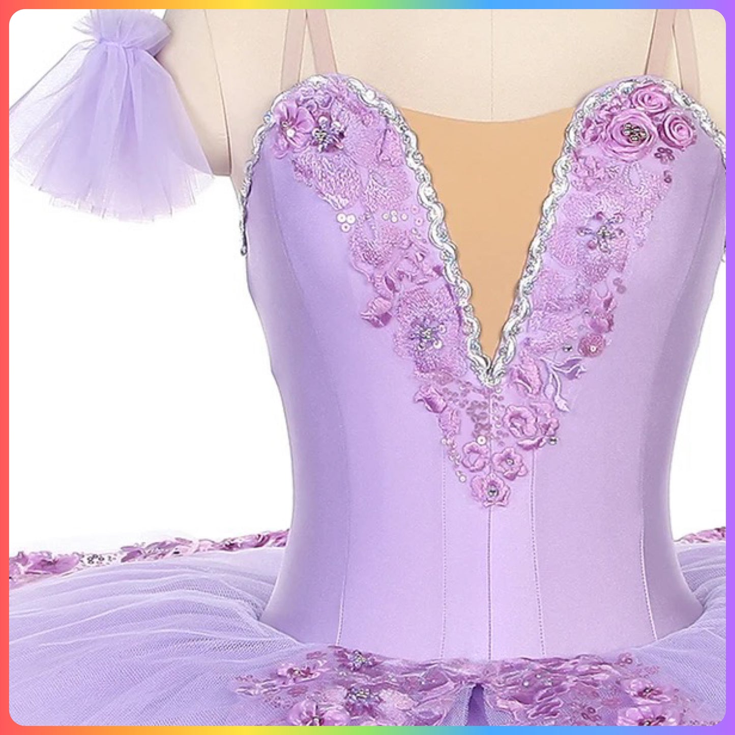 Ombre Purple Professional Ballet Pancake Tutu