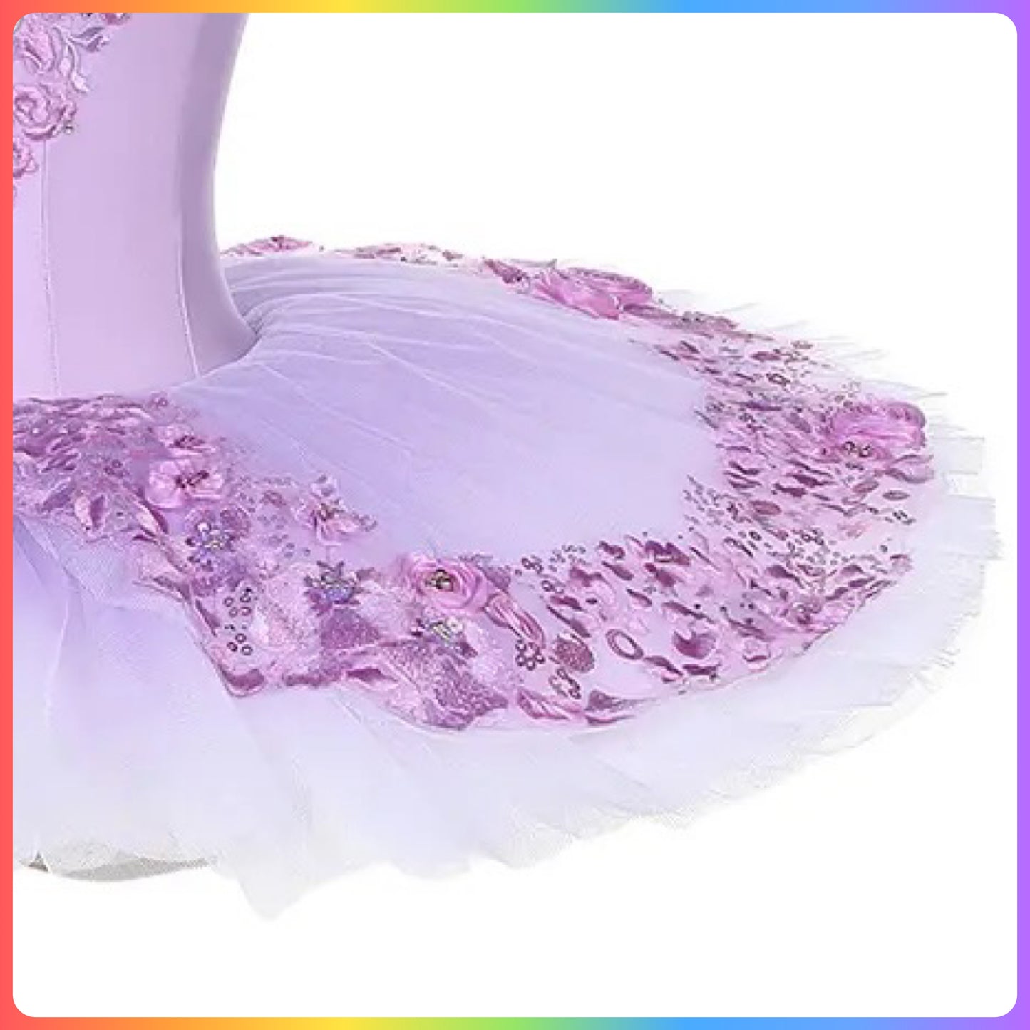 Ombre Purple Professional Ballet Pancake Tutu