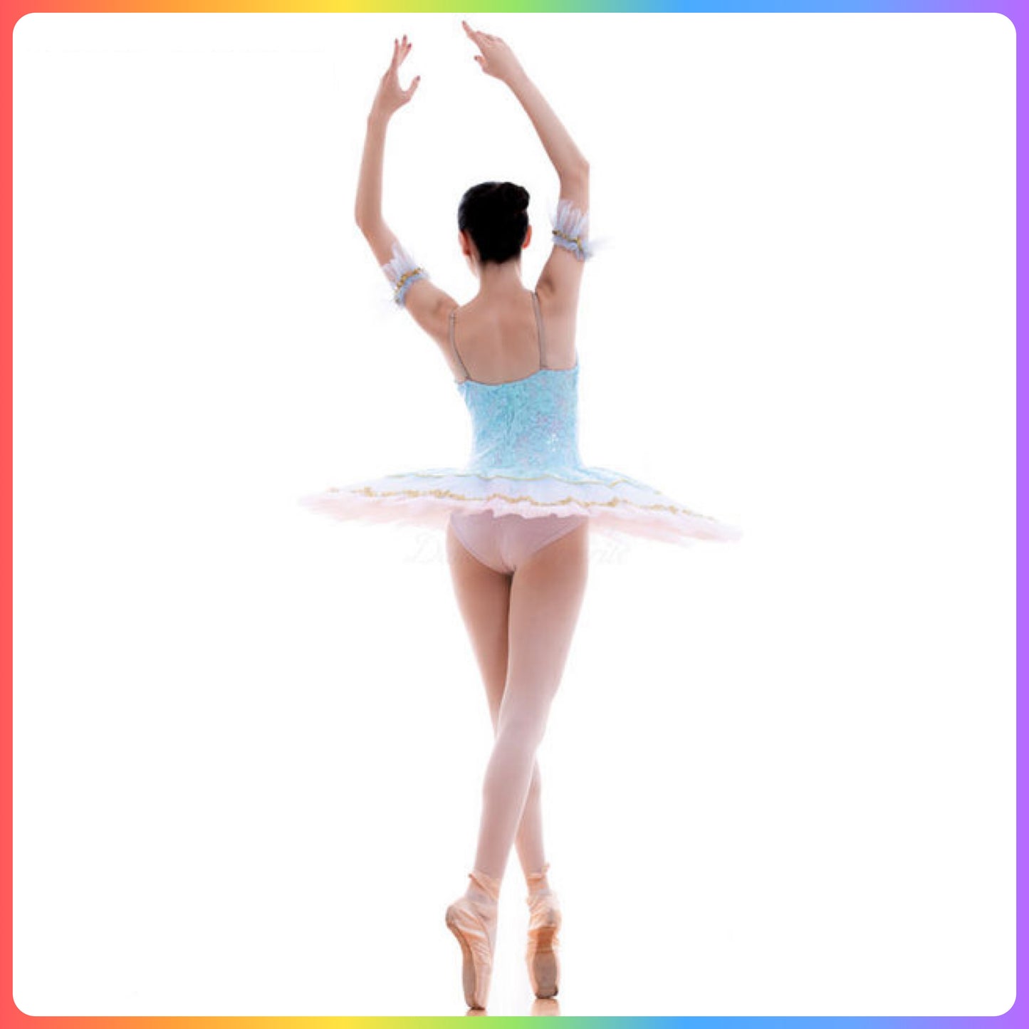 Sequin Professional Stretch Ballet Pancake Tutu (Child & Adult Sizes)
