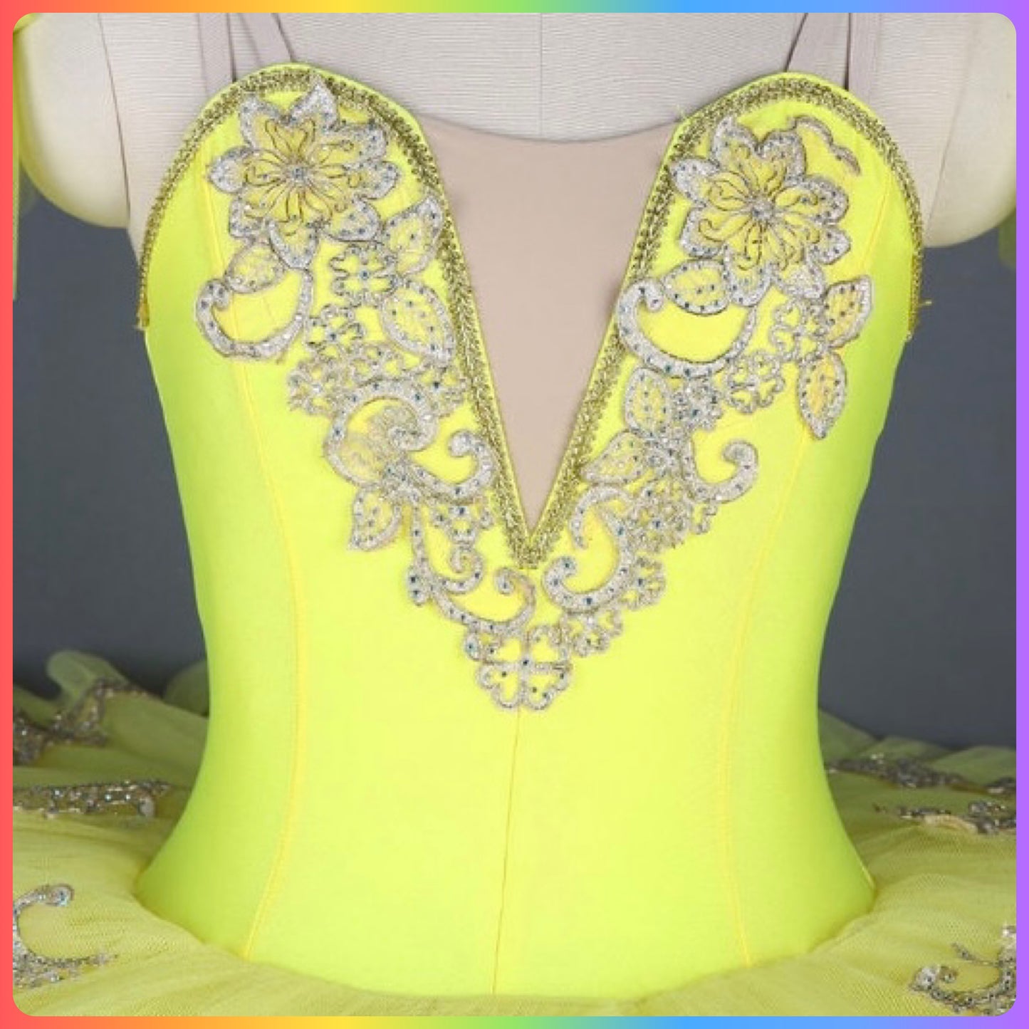 Yellow Professional Ballet Pancake Tutu (Child & Adult Sizes)