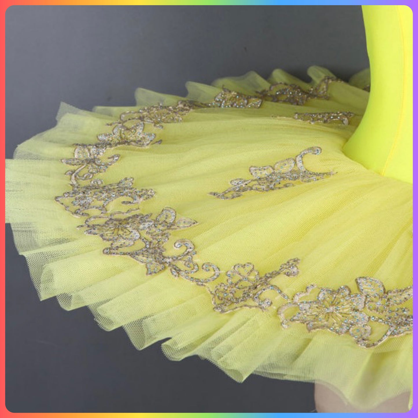 Yellow Professional Ballet Pancake Tutu (Child & Adult Sizes)