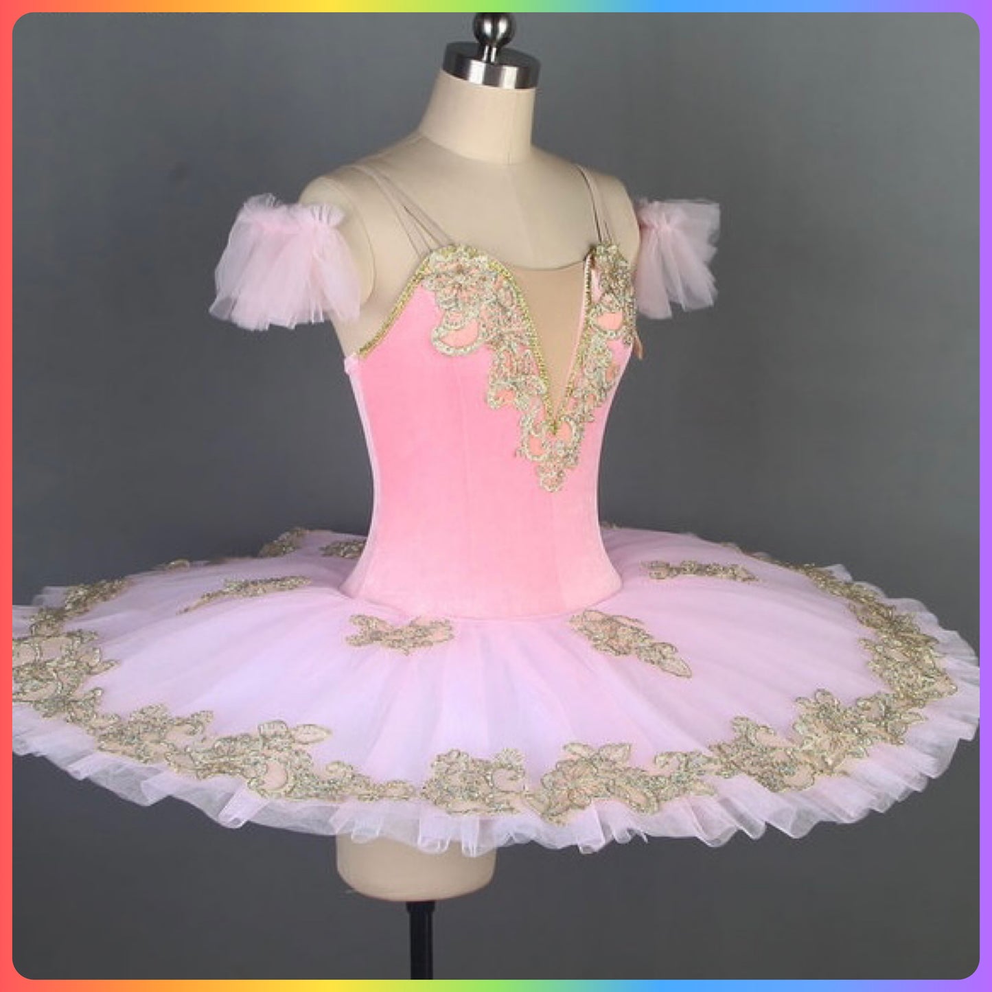Pink Velvet Professional Ballet Pancake Tutu (Child & Adult Sizes)