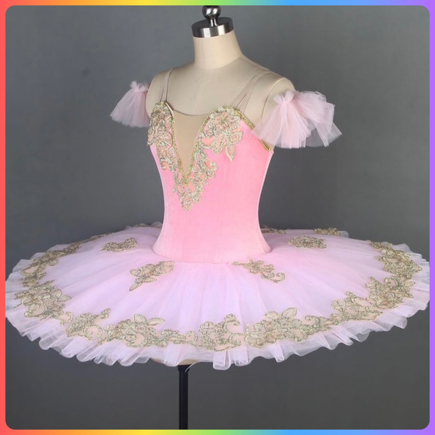 Pink Velvet Professional Ballet Pancake Tutu (Child & Adult Sizes)