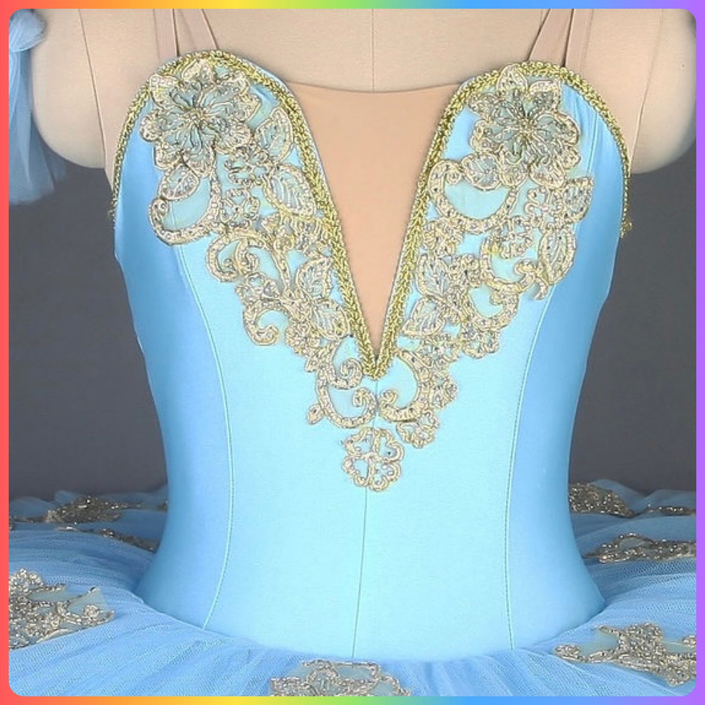 Sky Blue Professional Ballet Pancake Tutu (Child & Adult Sizes)