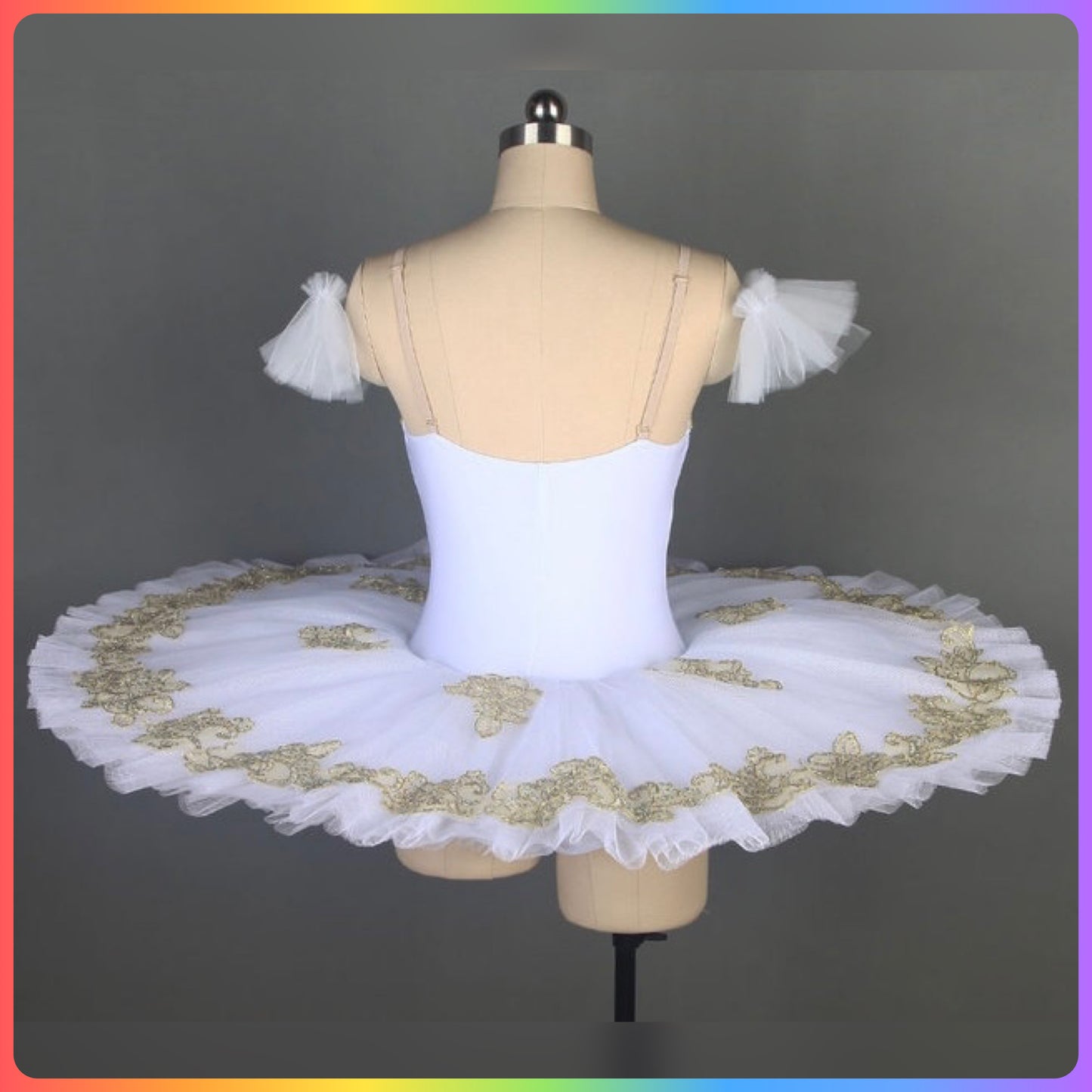 White Professional Ballet Pancake Tutu (Child & Adult Sizes)