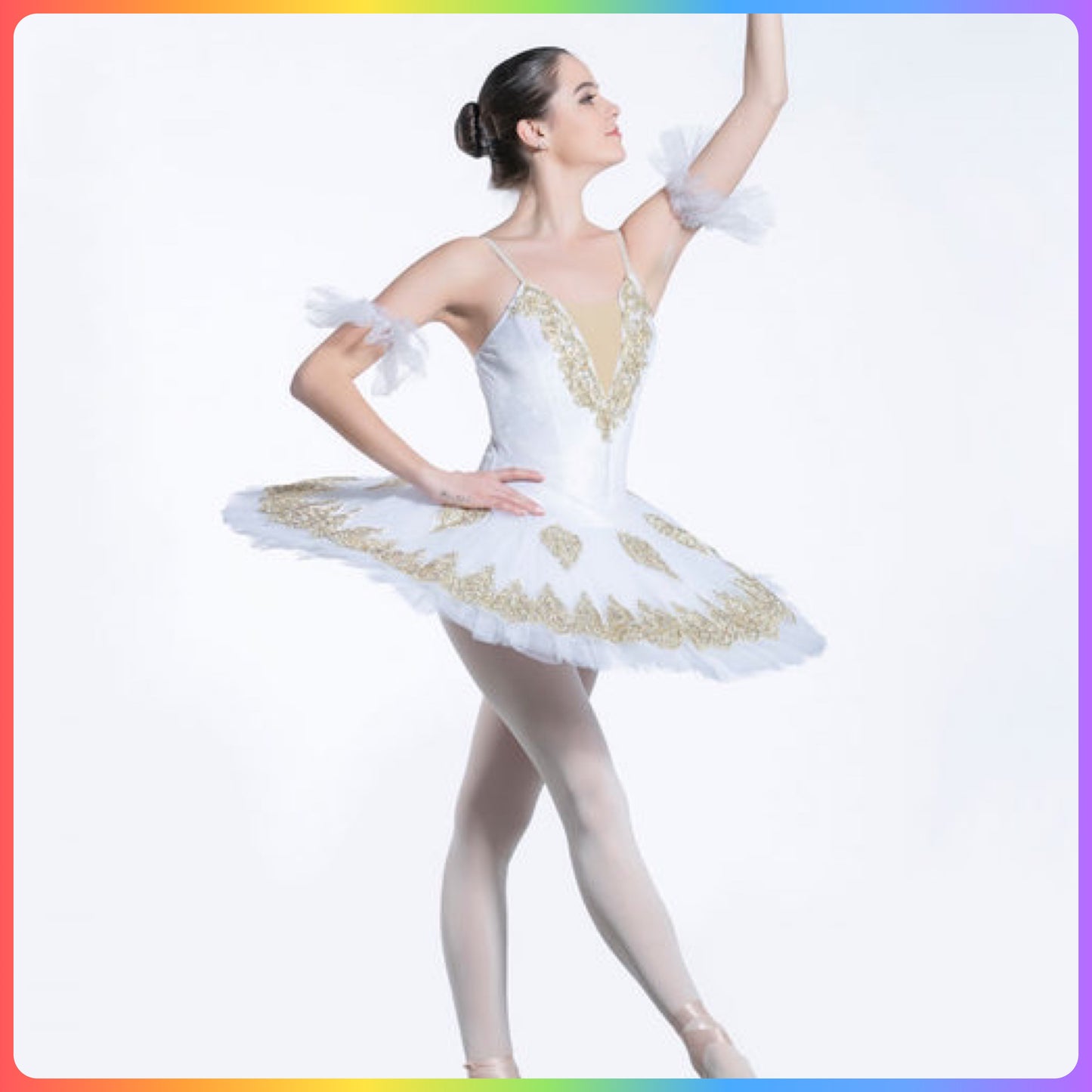 White Professional Ballet Pancake Tutu (Child & Adult Sizes)