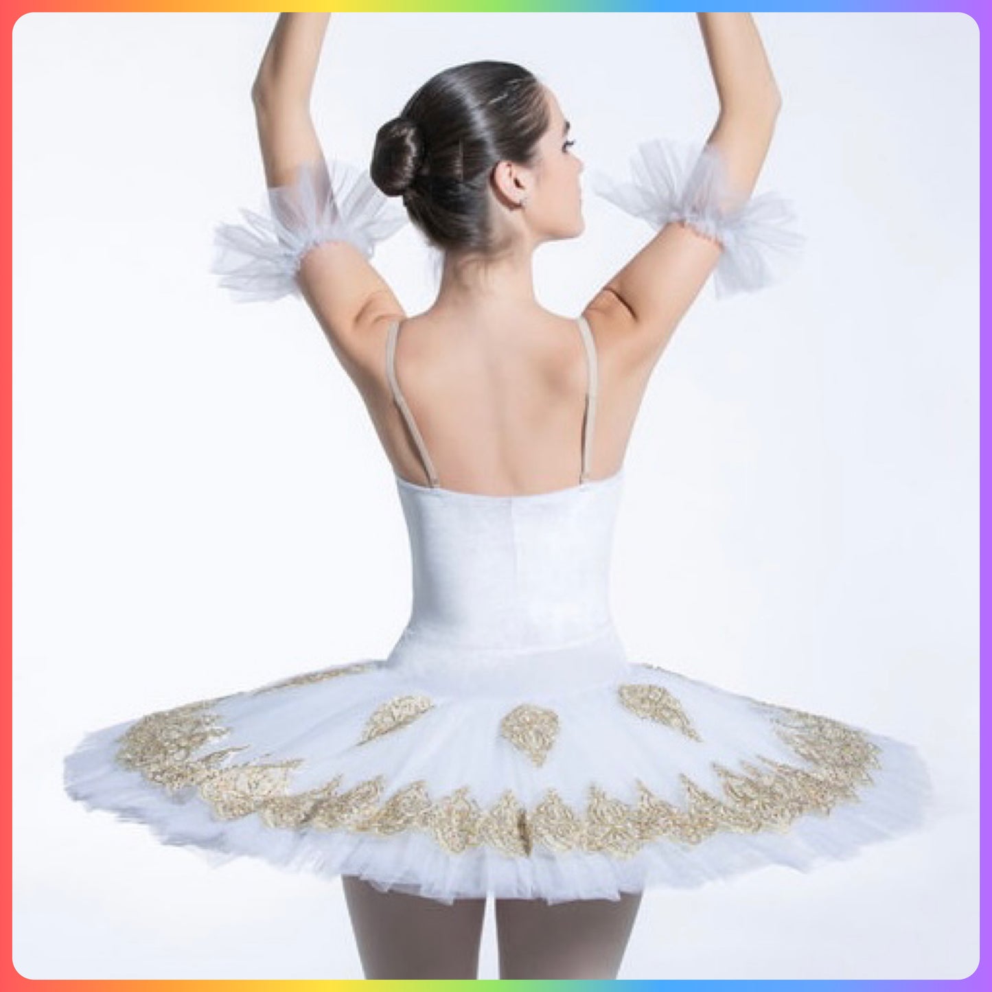White Professional Ballet Pancake Tutu (Child & Adult Sizes)