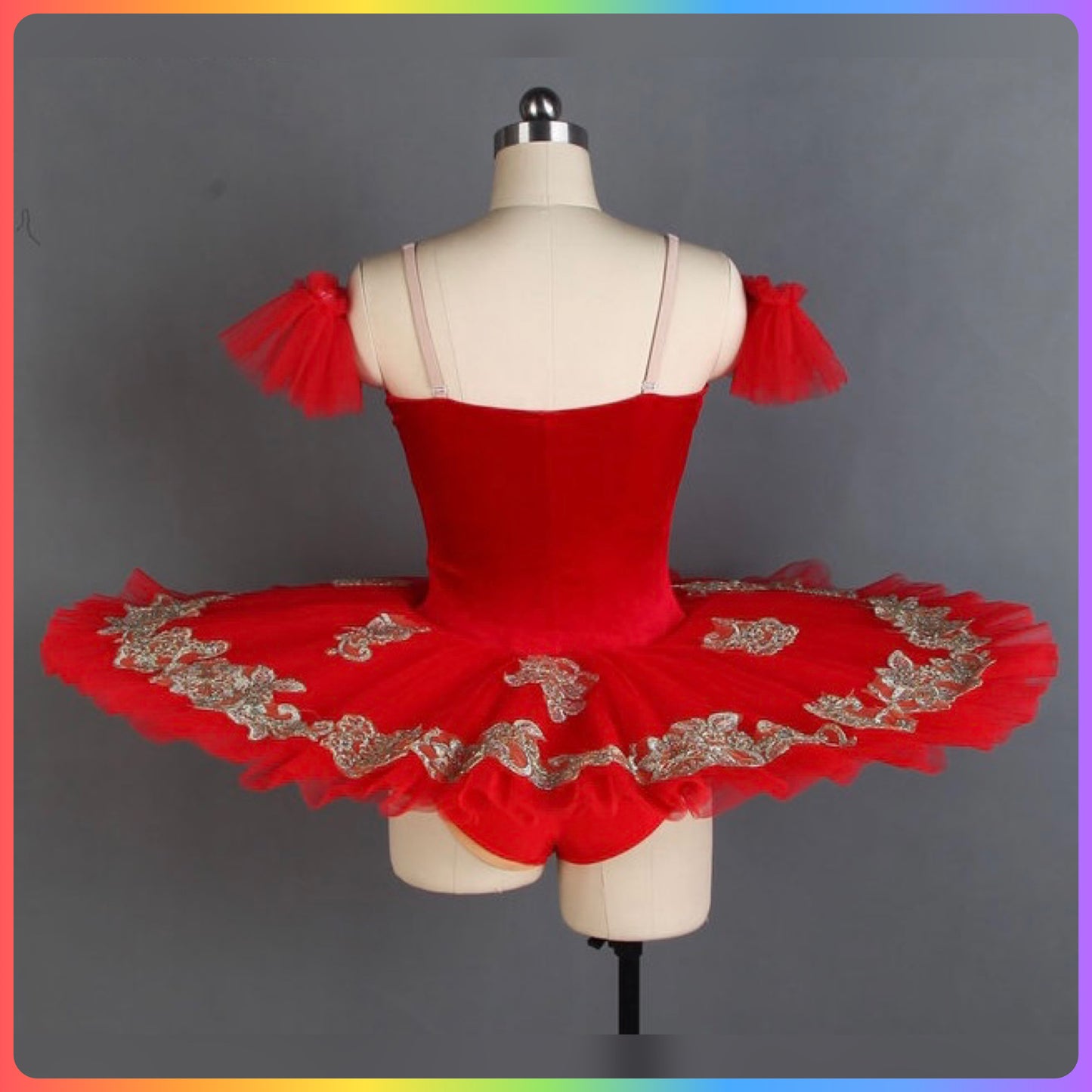 Red Velvet Professional Ballet Pancake Tutu (Child & Adult Sizes)
