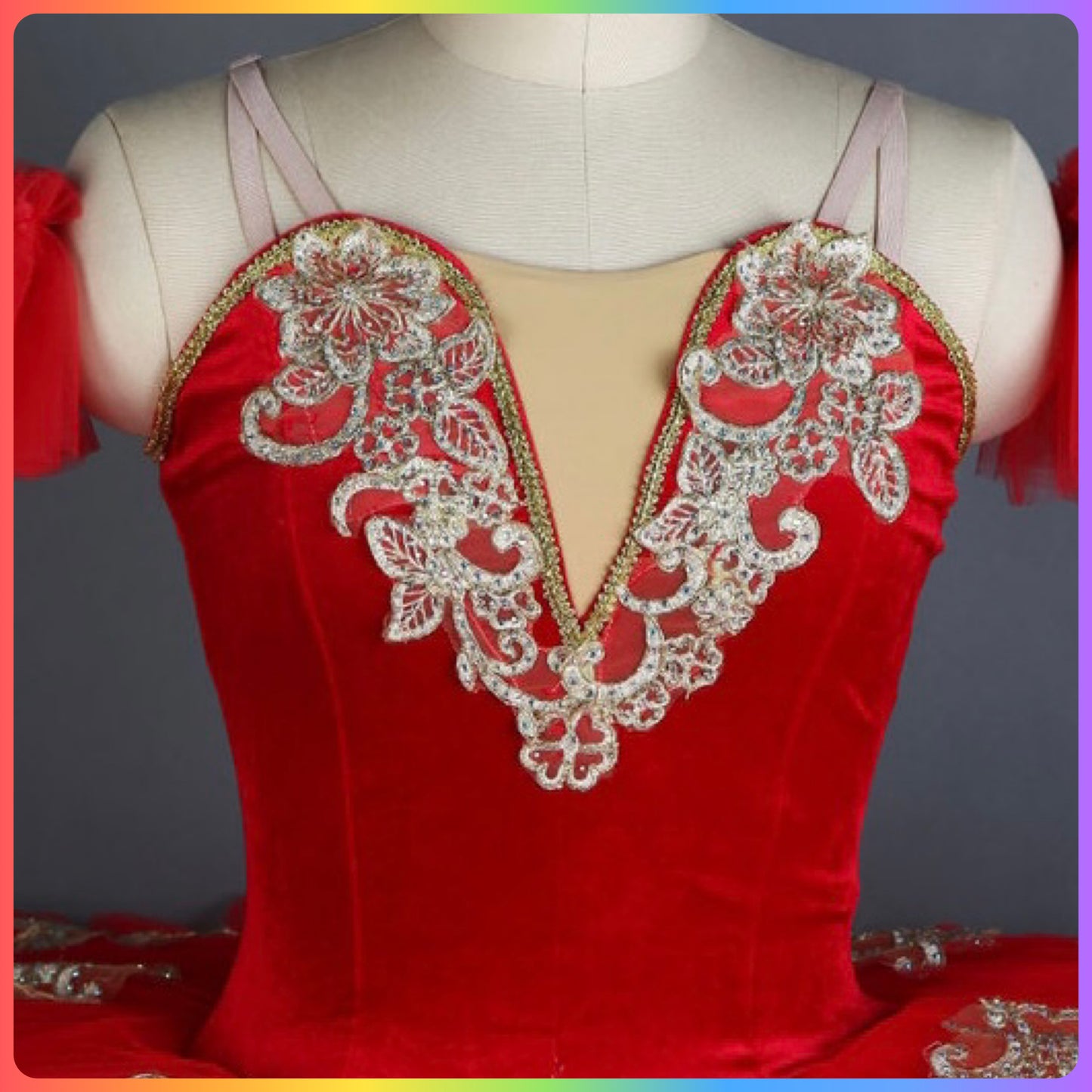 Red Velvet Professional Ballet Pancake Tutu (Child & Adult Sizes)