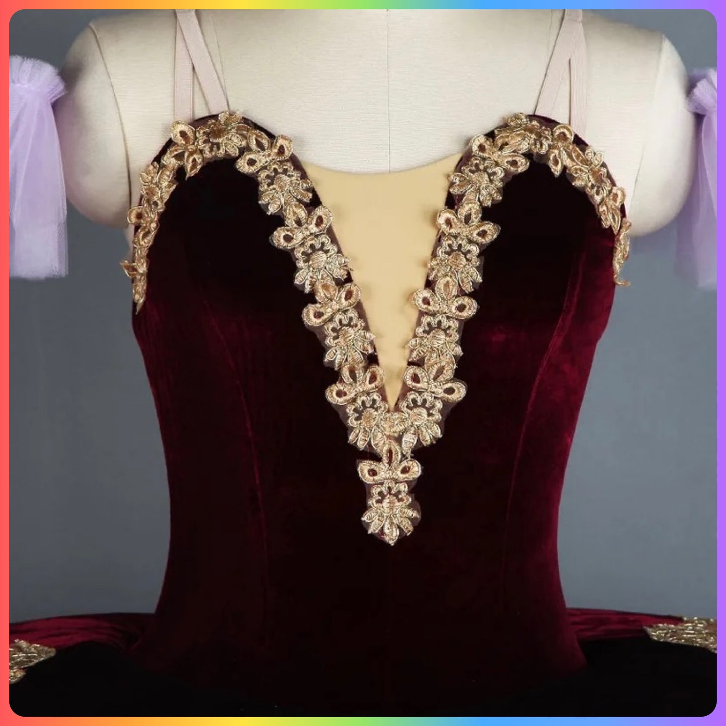 Deep Purple Velvet Professional Ballet Pancake Tutu (Child & Adult Sizes)