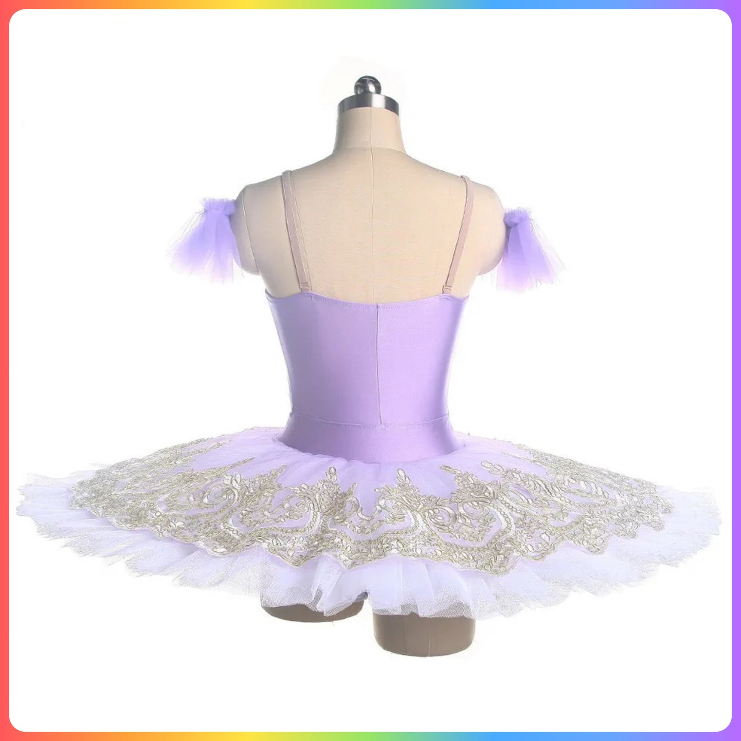 Light Purple Gold Professional Ballet Pancake Tutu (Child & Adult Sizes)