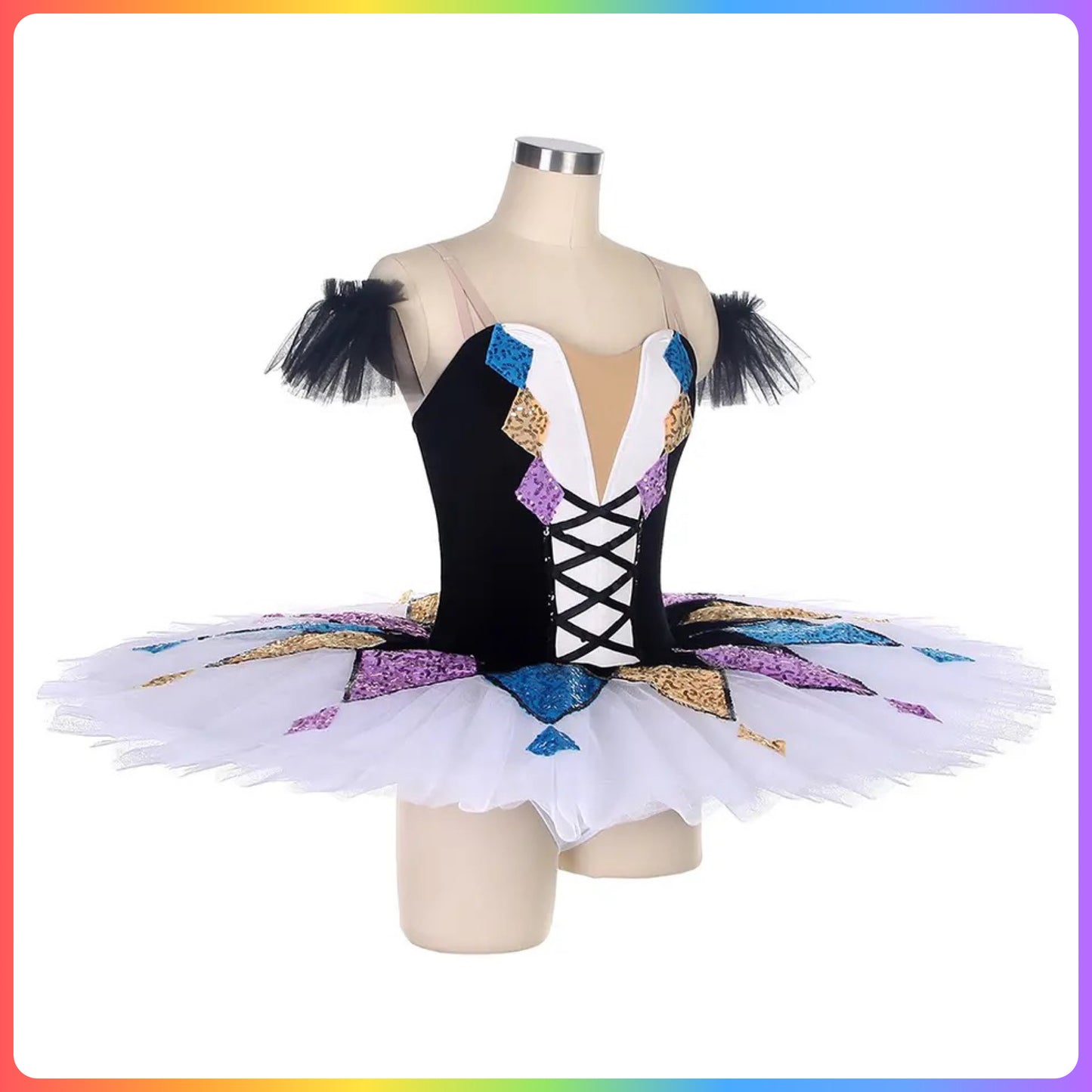 Harlequin Professional Ballet Pancake Tutu (Child & Adult Sizes)