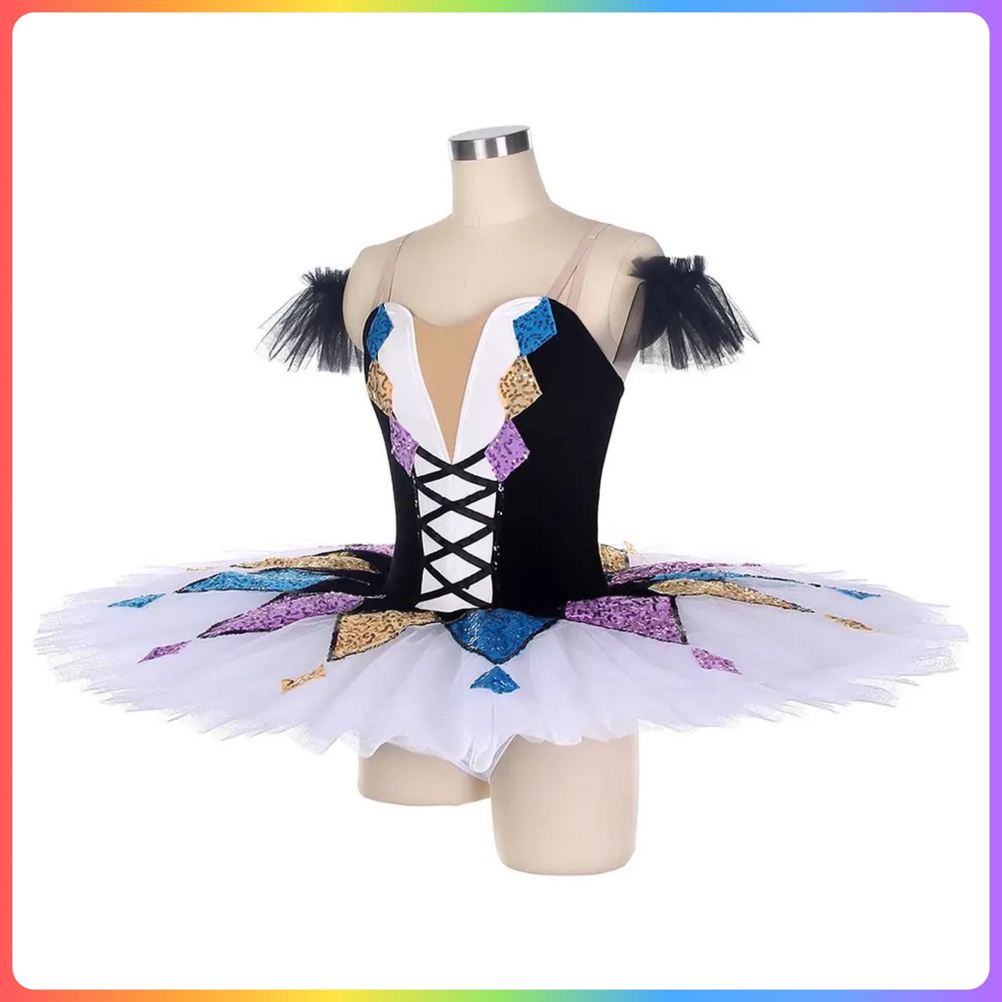 Harlequin Professional Ballet Pancake Tutu (Child & Adult Sizes)